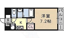DORF JUBAN 5階1Kの間取り