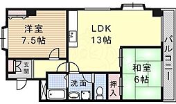 フォレストイン瑞穂 2LDKの間取図画像