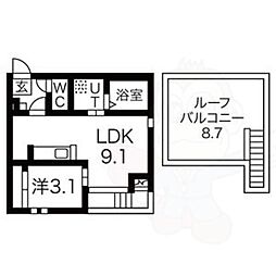 GRANDTIC新瑞橋 2階