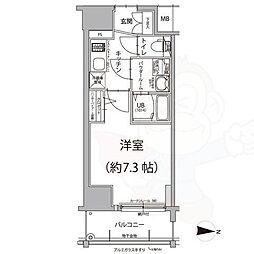 エスリード大須アヴェニュー 1Kの間取図画像