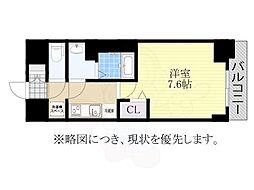 SHOKEN Residence名古屋 太閤通 1Kの間取図画像