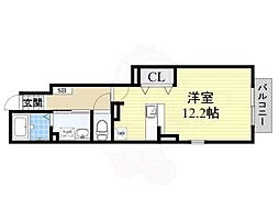 メゾン・デイジー ワンルームの間取図画像