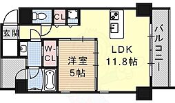 IZResidence 1LDKの間取図画像