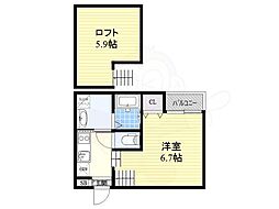 ハーモニーテラス八番 2階/-