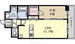 プレサンス栄ライズ 1LDKの間取図画像