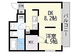 パークサイド金山 1DKの間取図画像