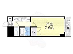 リヴェールチエ 1Kの間取図画像