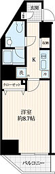 R.hoursmejiroave. 1Kの間取図画像