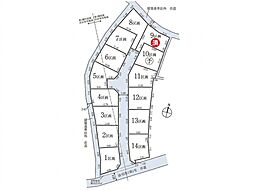 昭島市宮沢町2丁目 建築条件付売地 全14区画 11区画