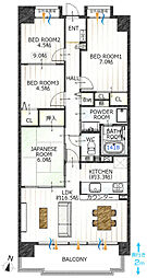 間取図画像 4LDK