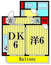 間取図画像 1DK