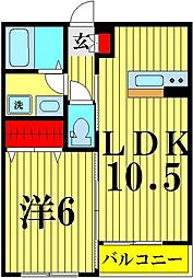 間取図画像 1LDK