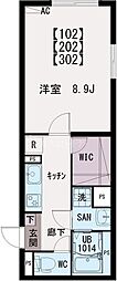 間取図画像 1K