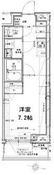 DIPS竹ノ塚駅前 1Kの間取図画像