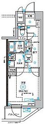 DIPS西新井 1Kの間取図画像