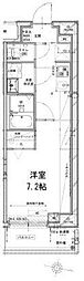 DIPS竹ノ塚駅前 1Kの間取図画像
