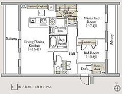 物件の間取り