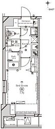 Raffistar大師前イースト 1Kの間取図画像