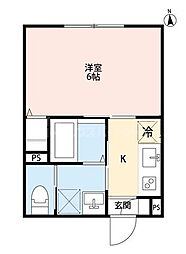 robothome梅島 1Kの間取図画像