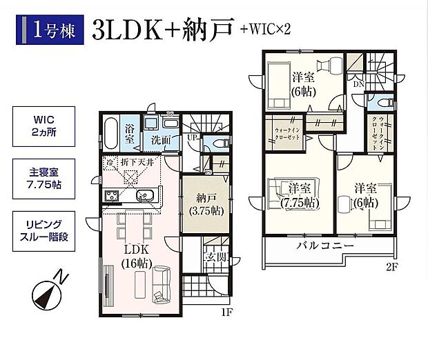 日々使うところに片せる収納スペースが魅力
