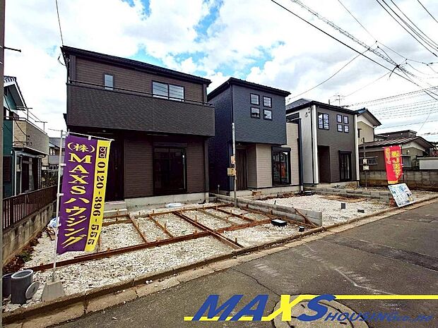 それぞれの個性が光る全4邸家!まもなく完成!室内はいつでも内覧できます♪