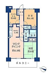 間取図画像 2SLDK