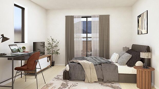 南東向きのため、毎日朝日が差し込みます。気持ちのいい朝を迎えられますね♪※施工例