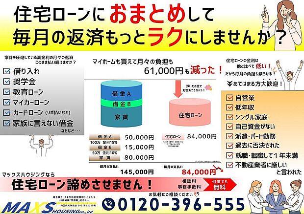 【住宅ローン通します!】