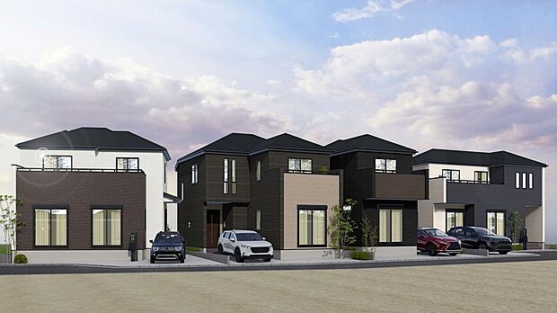 【全8区】車スペース並列2台! ※施工例