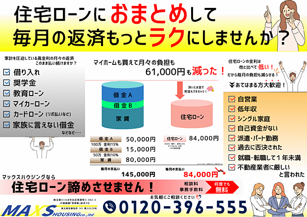 住宅ローン通します!