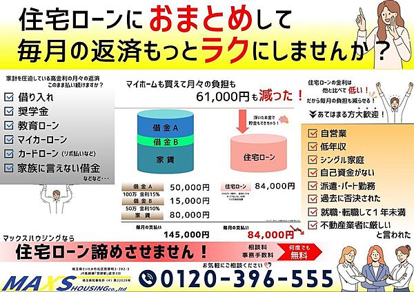 住宅ローン通します！