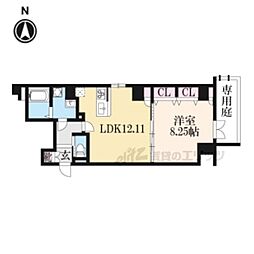 casaRyoko2 1LDKの間取図画像