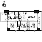 京都市右京区西院三蔵町 8階建 築12年のイメージ