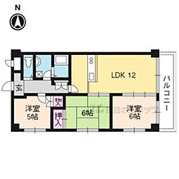 サウスビン 3LDKの間取図画像