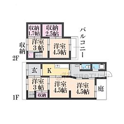近鉄京都線 上鳥羽口駅 徒歩9分の賃貸一戸建て