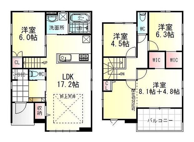 間取図（平面図）