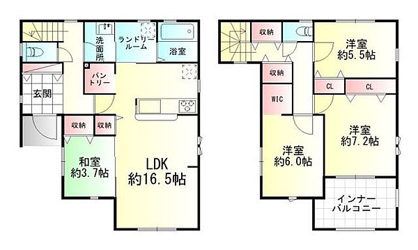 間取りを拡大表示