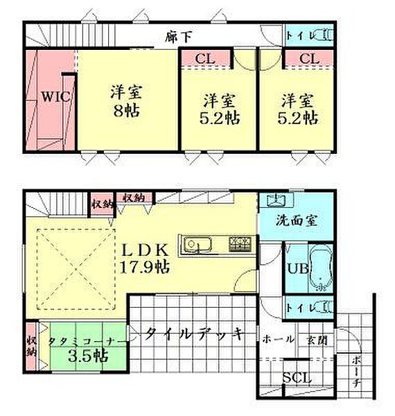 間取りを拡大表示