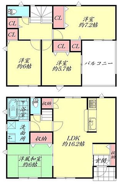 間取りを拡大表示