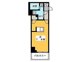 オーキッドレジデンス両国 3階ワンルームの間取り