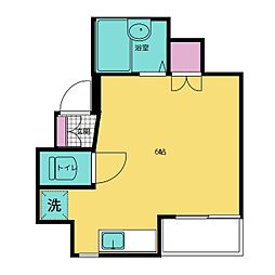 ＮＡＮＡＣＯＣＯ 3階ワンルームの間取り