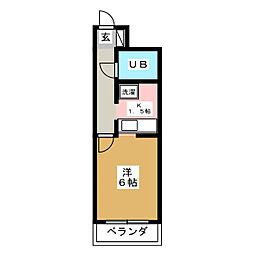 間取図画像 1K