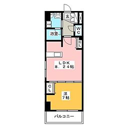 LIGHTTERRACE押上 1LDKの間取図画像