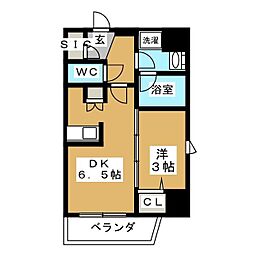 GRANPASEO両国2 1DKの間取図画像