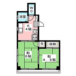森下ビル 2Kの間取図画像