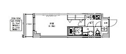S-RESIDENCE本所吾妻橋 1Kの間取図画像