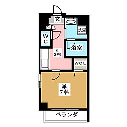間取図画像 1K