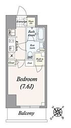 ＧＲＡＮ　ＰＡＳＥＯ　蔵前 2階1Kの間取り