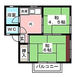 間取図画像 2K