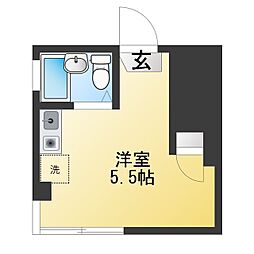 佐藤ビル ワンルームの間取図画像